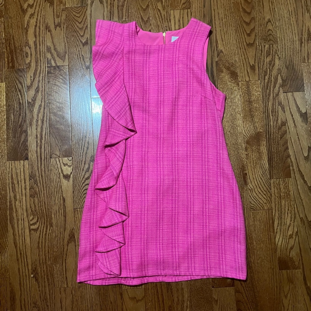 NWOT - Julie Brown NYC - One sided ruffle dress